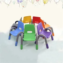 1 компл../6 шт. красочный современный пластиковый ПЭ детский стул для детей исследование/Еда/обучение детский сад безопасность утолщаются