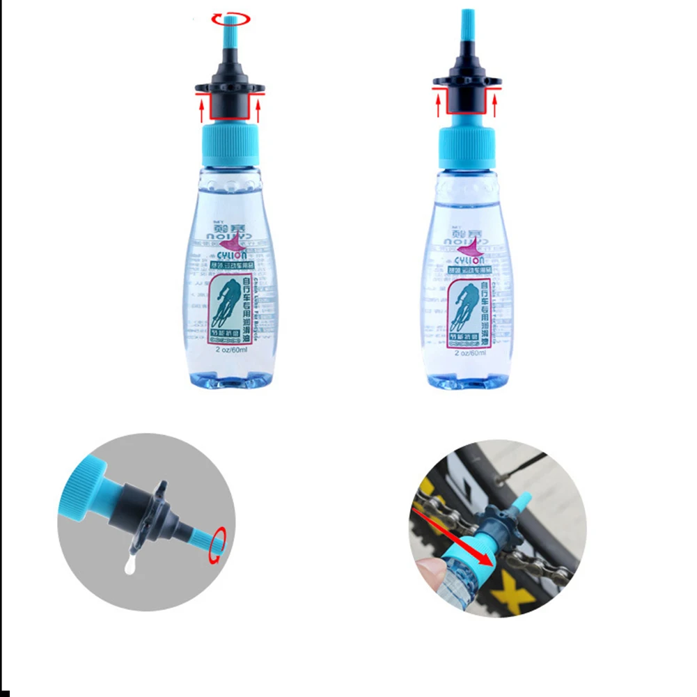 Excellent 60ML Environmentally Friendly Lubricating Oil Chain Bearing Flywheel Lubricant Bicycle Drive System Parts Cleaning Bicycle Parts 1