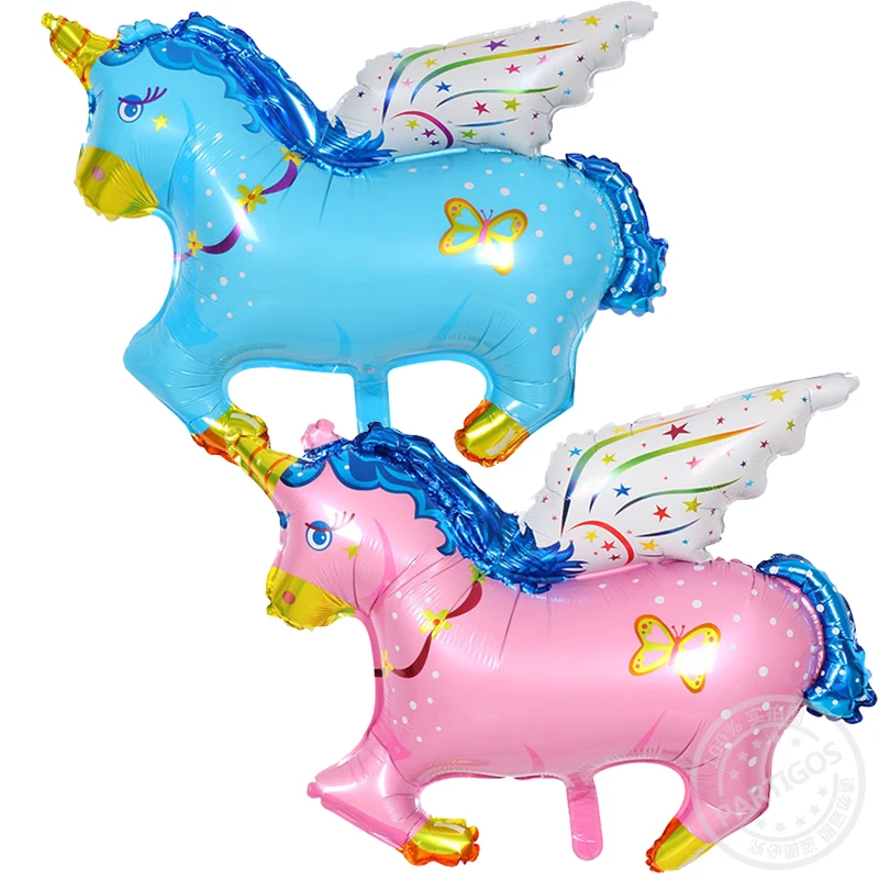 WHLOSALE 50pcs/lot 75*61cm flying horse foil balloon for party or gifts