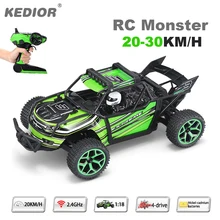 1 18 Highspeed Remote Control Car 20KM H Speed RC Drift Car radio controlled machine 2