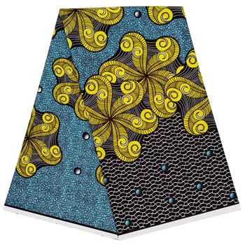 

Gorgeous Ankara African Wax Prints Fabric African Dutch wax fabrics 100% pure cotton