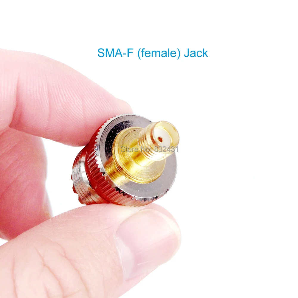 SMA Female to UHF Female RF Coaxial Coax Connector  Adapter 5