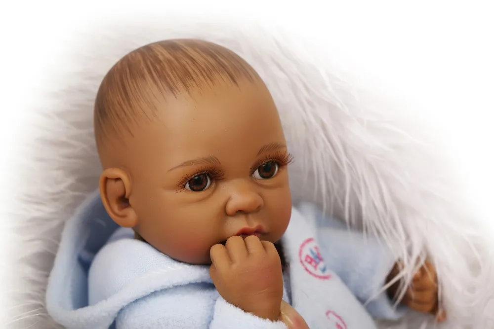 Милая модель Премиум новорожденный маленький 12 дюймов 25 см Мягкая силиконовая виниловая кукла игрушки для купания Настоящее мягкое нежное прикосновение для ребенка