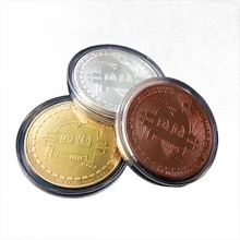Позолоченная монета Биткоин коллекционный подарок Casascius Bit Coin арт-коллекция монет btc физическая Золотая памятная монета