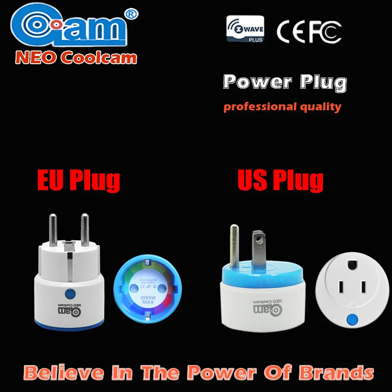 

Home Automation Z wave Plus Sensor Smart Home Power Plug Socket EU/US Power outlet Adapter Compatible Z-wave 300 and 500 series