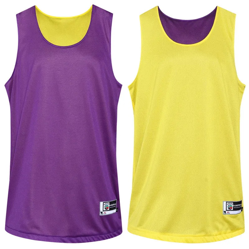 18 цветов двусторонний комплект одежды Джерси мужские шорты для баскетбола Пользовательский логотип имя номер мальчик двусторонний костюм спортивная одежда - Цвет: Set 14