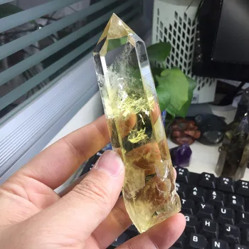 

BH924---159g Natural Clear Transparent Crital de cuarzo Cirtine Crystal Point Wand Hot Selling for Christmas gift