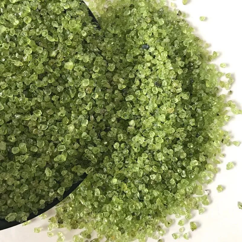 

High Quality 100g Bulk Peridot Stones Polished Degaussing Crystal Gravel