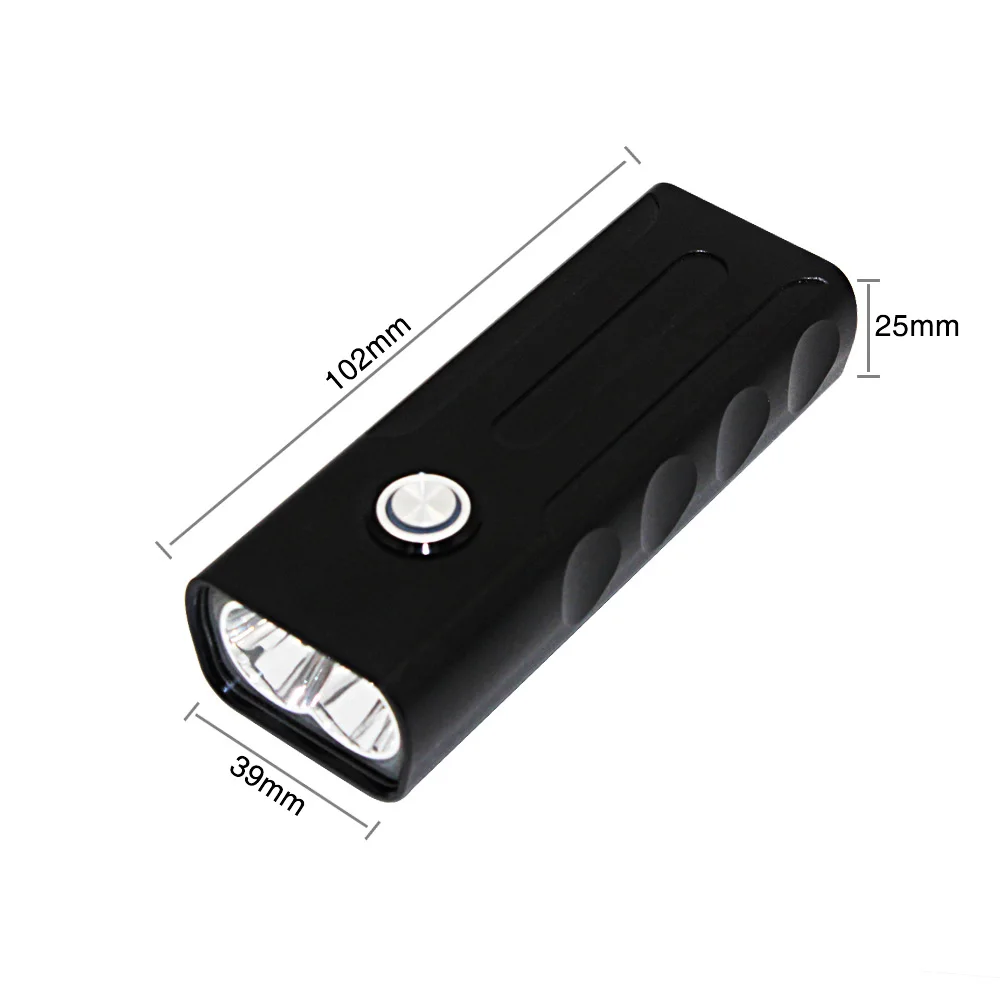 Передняя велосипедная фара Uranusfire светодиодная Usb перезаряжаемая с батареей