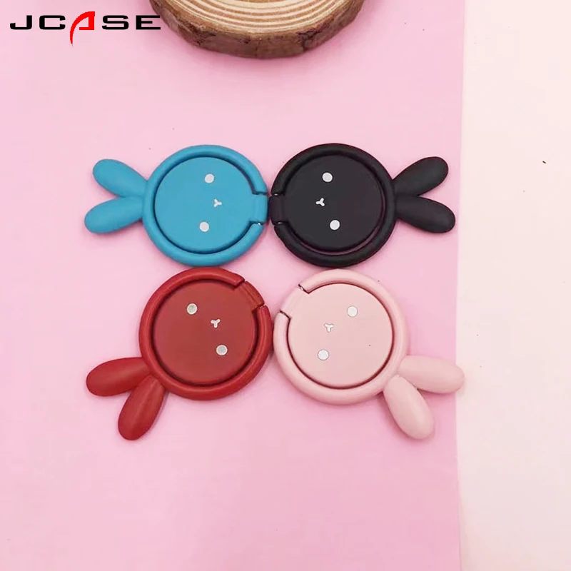 Rabbit General Phone finger ring holder 360 Degree stand for iPhone X 7 6 plus Samsung Xiaomi Smartphone Tablet plain bague Rabbit General Phone finger ring holder 360 Degree stand for iPhone X 7 6 plus Samsung Xiaomi Smartphone Tablet plain bague