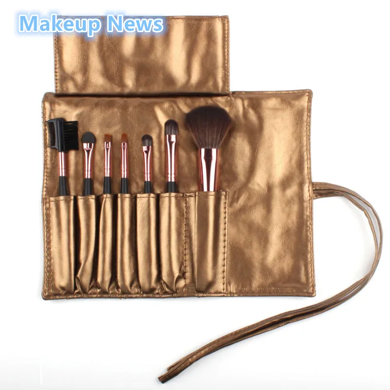 

7Pcs/lot Concealer Brushes Dense Powder Blush Brush Cosmetic Makeup Brushes Set Tool Promotional Discounts 2014 Wholesale Makeup