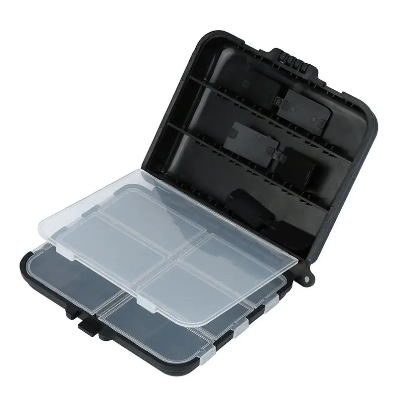 1014 Compartments Plastic Fishing Tackle Box Waterproof Double Sided Lure Bait Hook Storage Box Case Fishing Gear drop shipping (3)