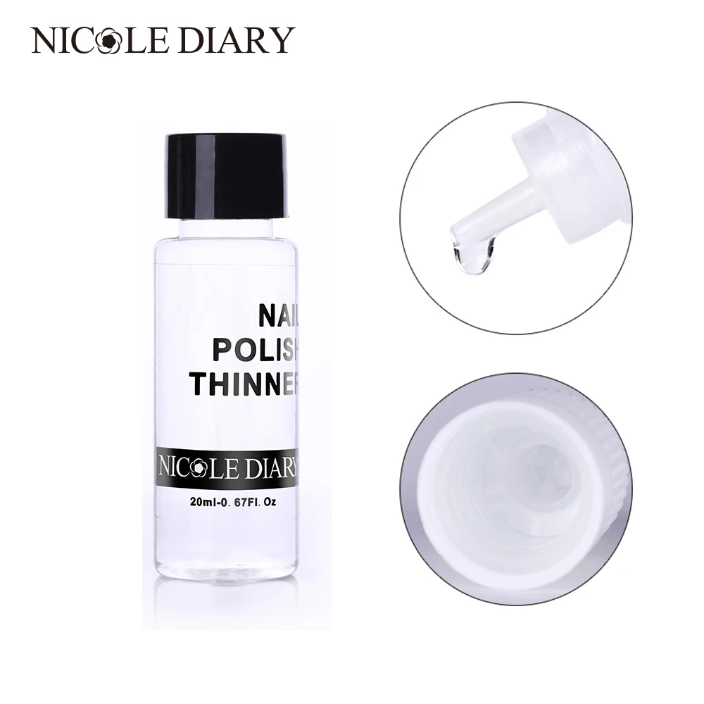 NICOLE DIARY 20ml Nail Polish Stamping Polish Thinner ...