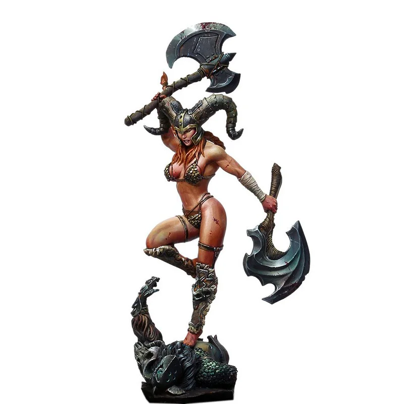 

1/24 Scale Resin Figure Model Kit Female Warrior Static Modeling Assembling DIY Toys Hobby Tools Creative Gift