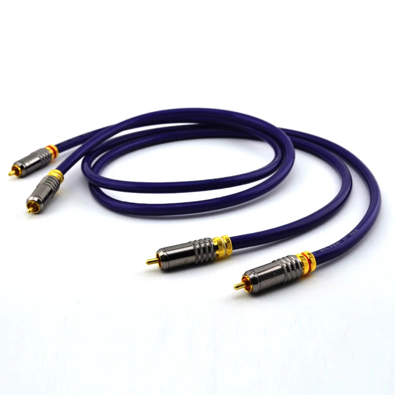 

Free shipping pair MC SILVER IT 65G audio interconnects cable with WBT-0150 RCA Plugs