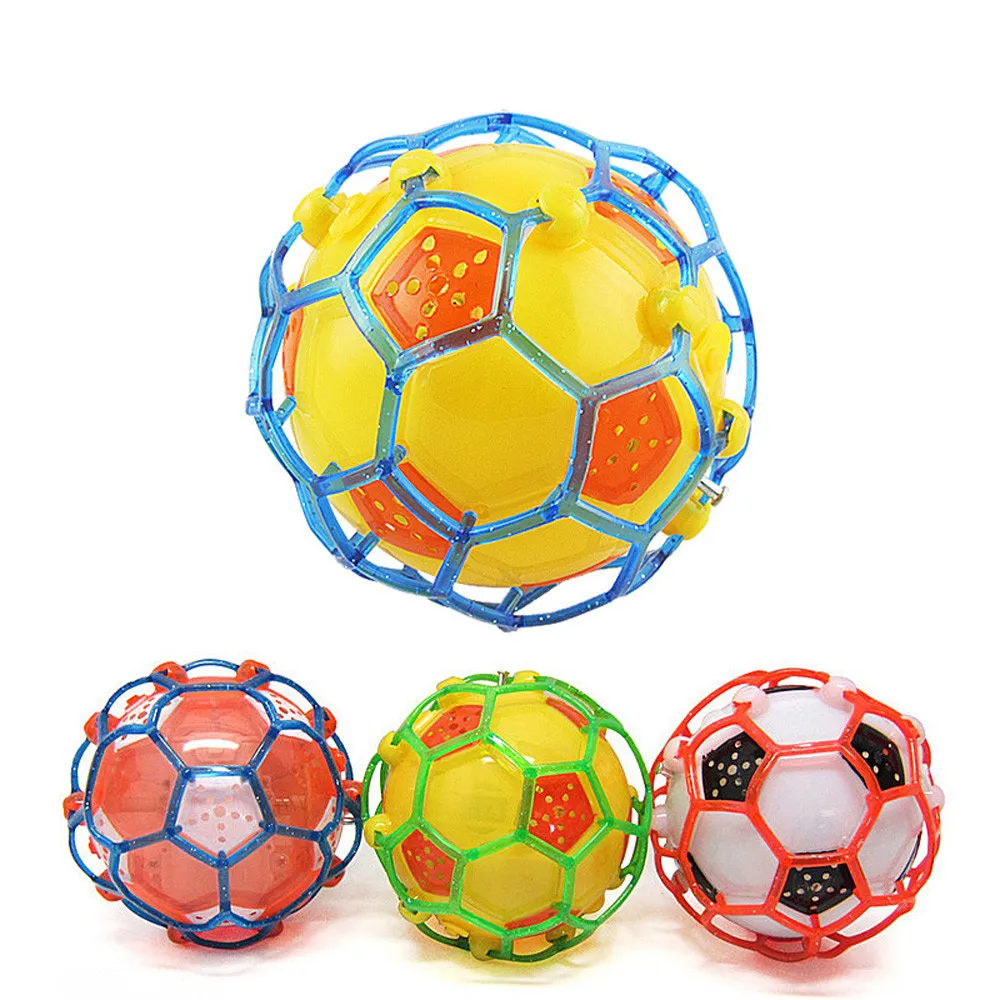 

lichtgevend bts light Football Ball TPR magic light High Bouncing flying ball baby speelgoed luminous glowing toys for children