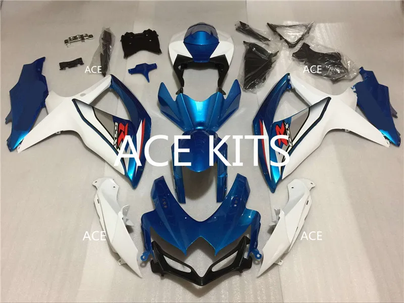 

ACE KITS New ABS Injection Fairings Kit Fit For SUZUKI GSX-R600 GSX-R750 K8 2008 2009 GSX-R600 k8 08 09 Blue p10