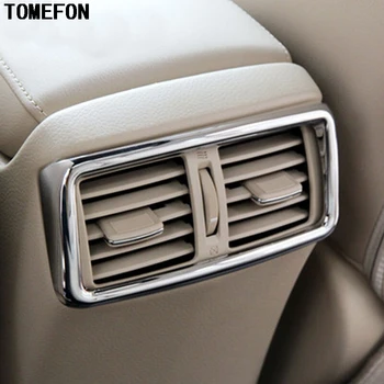 

Car styling For Nissan X-trail Rogue T32 2014 2015 2016 ABS Chrome Rear Air Conditioning AC Vent Outlet Cover Trim