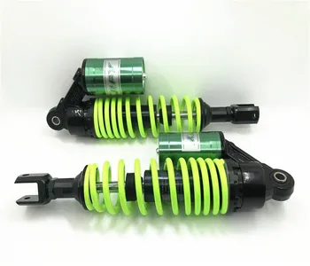 

12 .5" 320mm Shock Absorb Motorcycle Rear Air for Honda Kawasaki Suzuki Yamaha BW 125 Gokart Quad Dirt Bike ATV Black + green