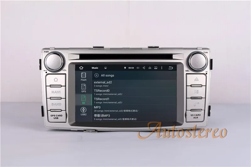 Best Android 9.0 Car CD DVD Player GPS navigation For Toyota Hilux Fortuner 2012-2014 Auto Stereo Unit Multimedia player radio SATNAV 31