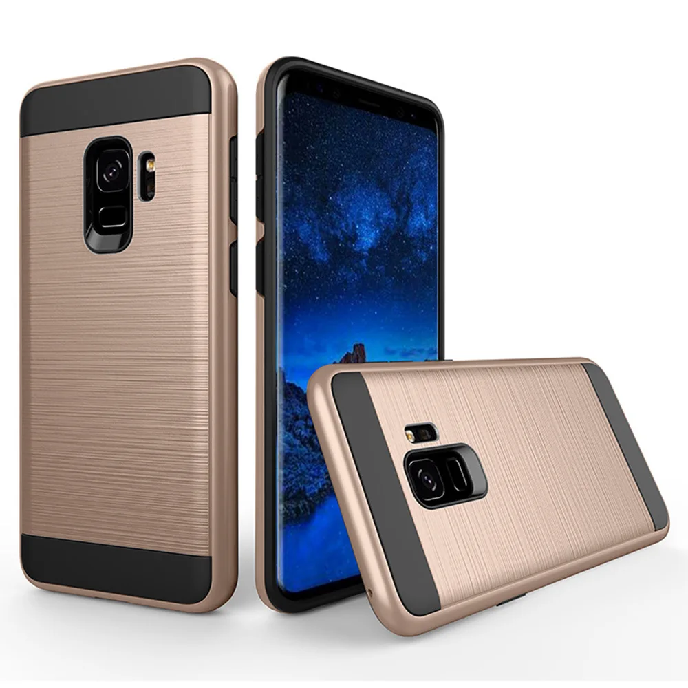 Чехол 2 в 1 для Samsung Galaxy A8 2018 гибридный армированный чехол с кисточкой