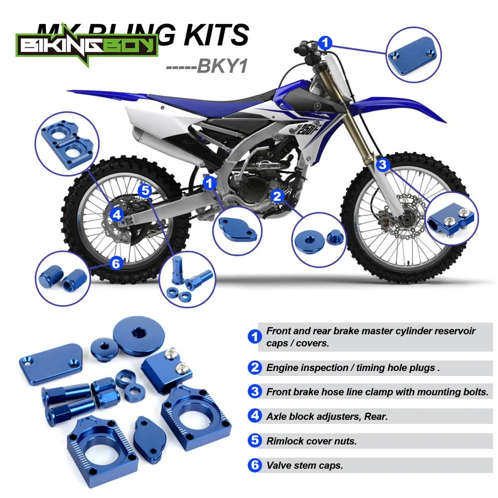 BIKINGBOY декоративные комплекты YZ250F 09, 10, 11, 12, 13, 14, 15, 16, 17, YZ450F 2008 2010- WR250F 05-14 WR450F 05-15 YZF YZ-F WRF WR-F 250 450