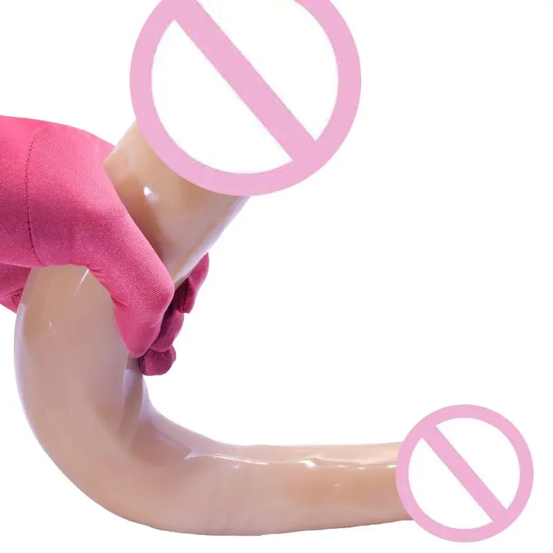 New Super Huge Horse Dildo Realistic Double Dildos Male Artificial Penis Double Ended Dong Pene Lesbian Sex Toy Adult Game