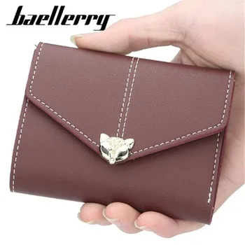 

2019 PU Leather Lady Wallet Zipper Short Clutch Solid Matte Wallet Women Coin Card Holder Small Female Purse Short Purse