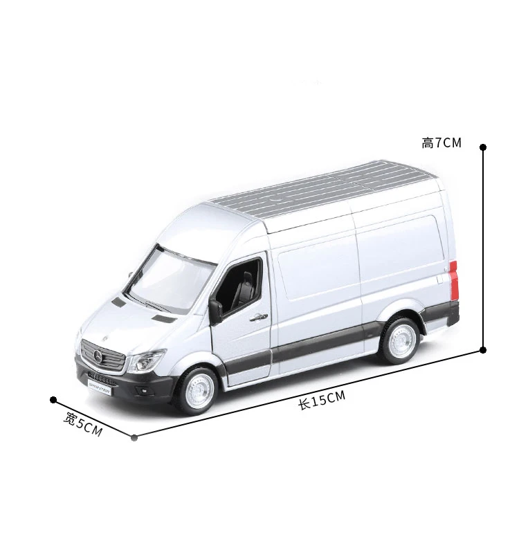 1:36 Масштаб металлического литья под давлением сплава Модель автомобиля для спринтер бизнес цели коммерческий автомобиль Ван коллекция лицензированных модель игрушки