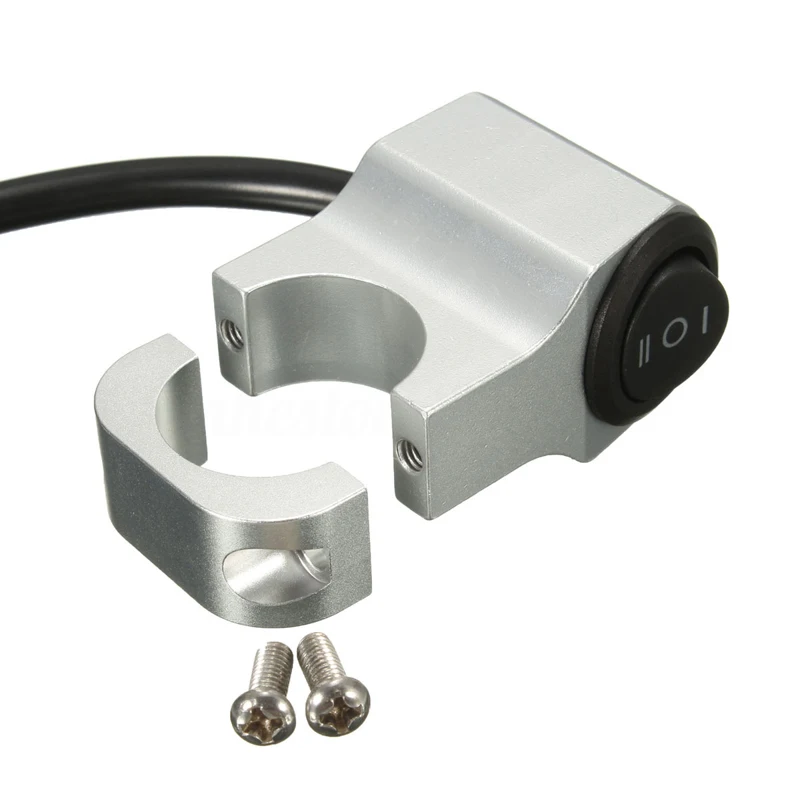 Newest 12V Motorcycle CNC Handlebar On Off Switch Headlight Horn Fog Spot Light