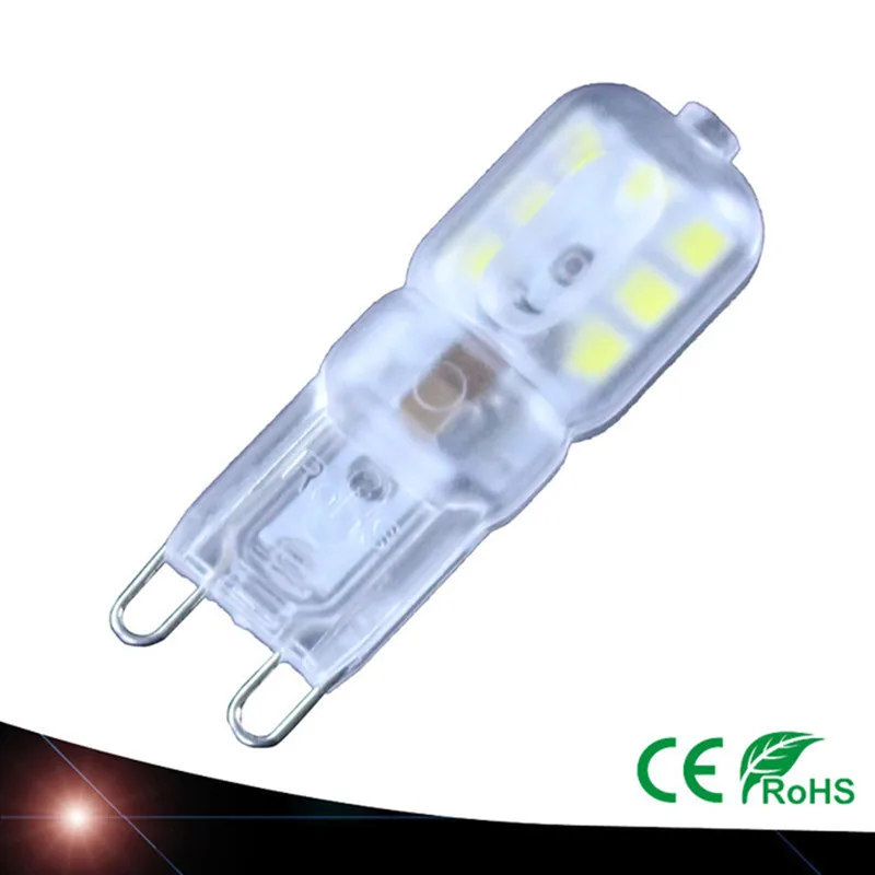 Светодиодная мини лампа G9 SMD2835 10 шт. 14 22 32 светодиода 220 В 230 240 В|Светодиодные лампы