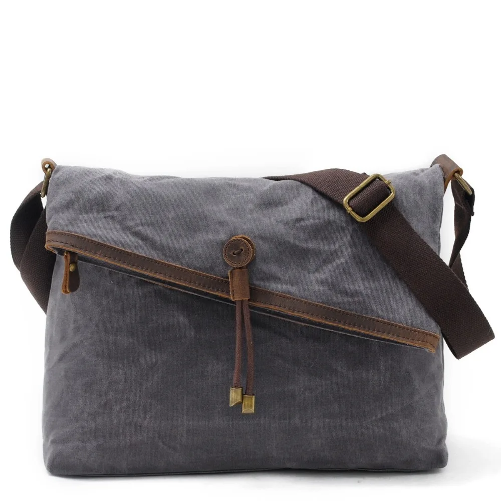 Women's Canvas And Leather Bags