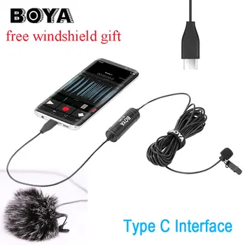

Boya BY-DM2 Lavalier Condenser Microphone Type-C Port Interview Vlogging Mic for Samsung S8 Xiaomi Huawei Android Smartphones