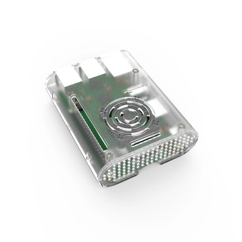 Для Raspberry Pi 3 чехол с алюминиевым радиатором+ охлаждающий вентилятор+ гибкий кабель для камеры для Raspberry Pi 3 B+/3/2/B - Цвет: Белый