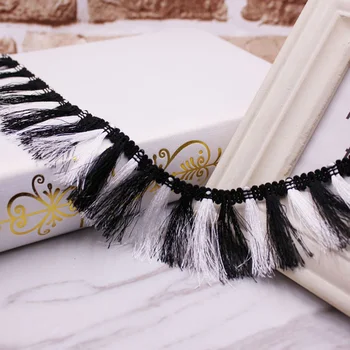 

PPCrafts 40mm Chromatic Tassels Lace Fringe Ribbon Webbing DIY Handmade Sewing Curtains Garment Accessories