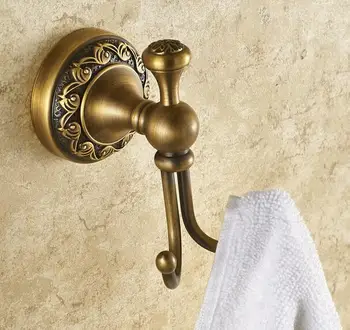 

Hot selling Bathroom Accessories European Antique Bronze ceramic Robe Hook Clothes Hook Coat Hook Bathroom Products