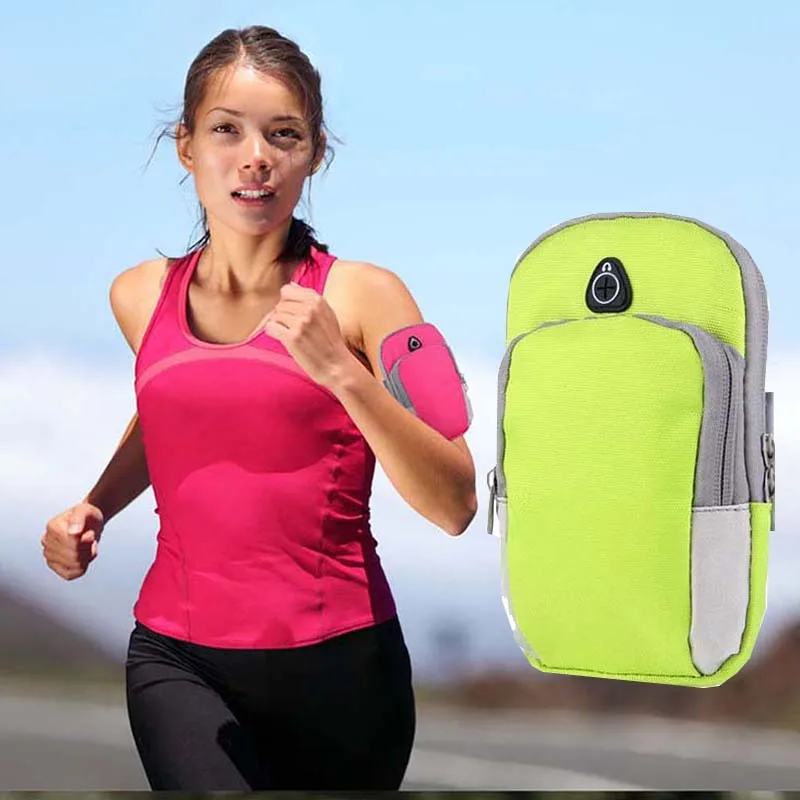 رياضة gym الشارة حالة انغلق اللياقة البدنية الجري شارة تجريب غطاء الهاتف حقيبة الحقيبة للماء للموبايل الهاتف الذكي