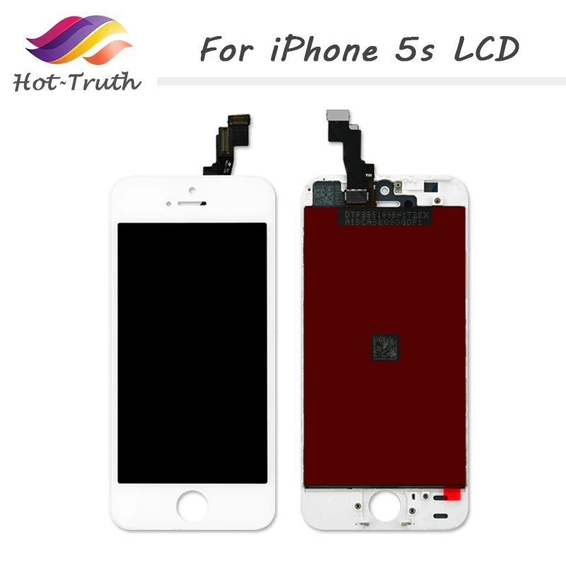 

Hot-Truth 100% No Dead Pixels Screen 10 PCS For iPhone 5s LCD Display Touch Screen Digitizer Assembly AAA Quailty Free Shipping