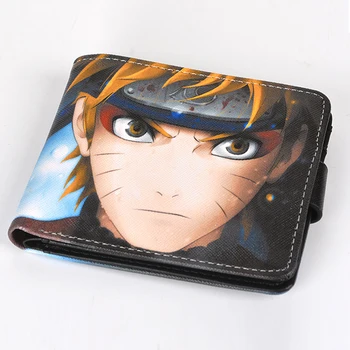 

NARUTO Wallet Cartoon Purses Uzumaki Naruto Boys Gilrs Money Bag Uchiha Itachi Short Card Holder Wallets