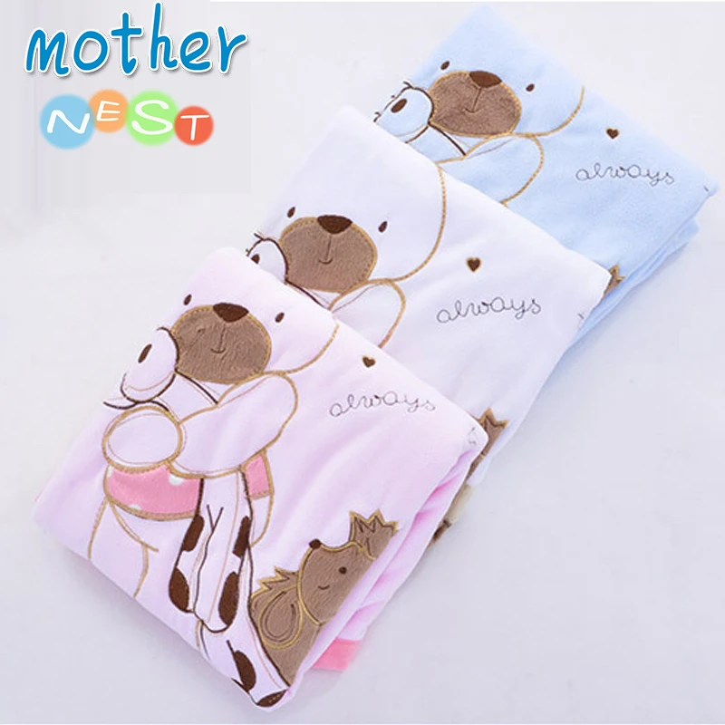 2018 Soft Fleece Baby Blanket Winter Cartoon Pattern Newborn Swaddle Wrap Blanket & Swaddling Baby Bedding (6)