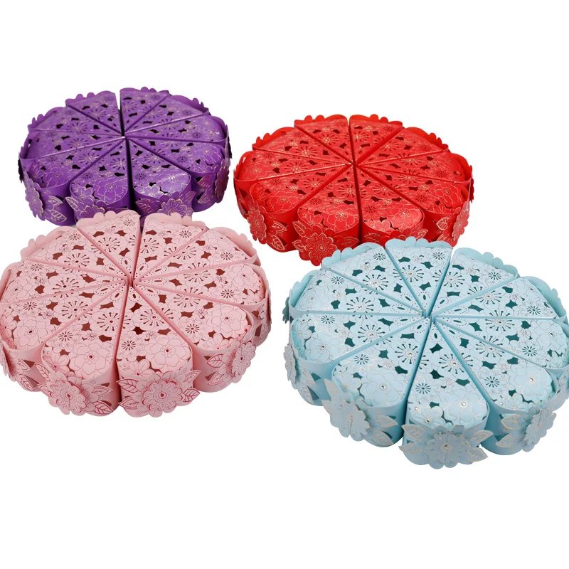 

Chocolate Paper Gift Box Candy Box Bag, Birthday Party Cake Shaped Candy Box, Wedding Favors Decorative Craft Sugar Box Supplies