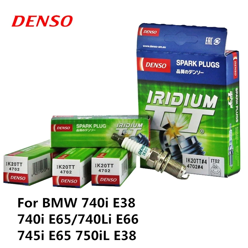 4pieces/set DENSO Car Spark Plug For BMW 740i E38 740i E65/740Li E66 745i E65 750iL E38 Iridium Platinum IK20TT 4pieces/set DENSO Car Spark Plug For BMW 740i E38 740i E65/740Li E66 745i E65 750iL E38 Iridium Platinum IK20TT