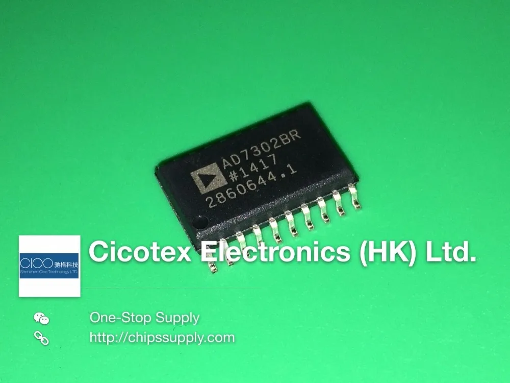 

2 шт./лот AD7302BRZ SOP20 IC DAC 8BIT DUAL R-R 20-SOIC