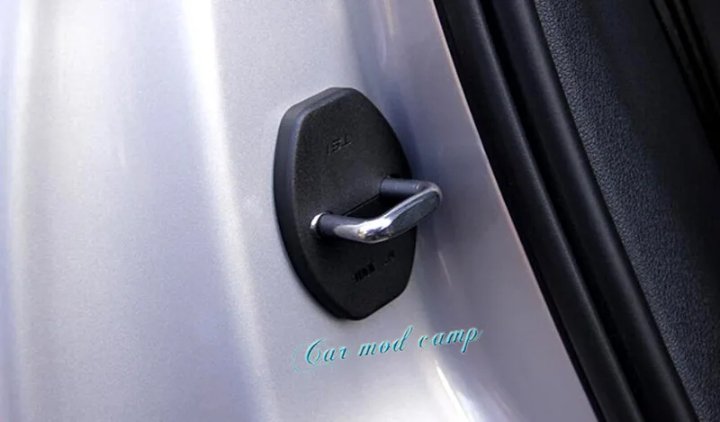 

For Skoda Kodiaq Karoq 2017 2018 Plastic Interior Door Lock Buckle Cover Protector Guard Trim 4pcs Car Styling accessories!