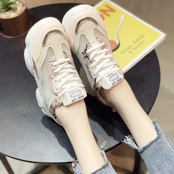 

Leader Show Woman Sneaker Trend Outdoor Rubber Lace-up Women Sports Shoes Spring Sport Shoes Zapatos Mujer Sneaker For Woman