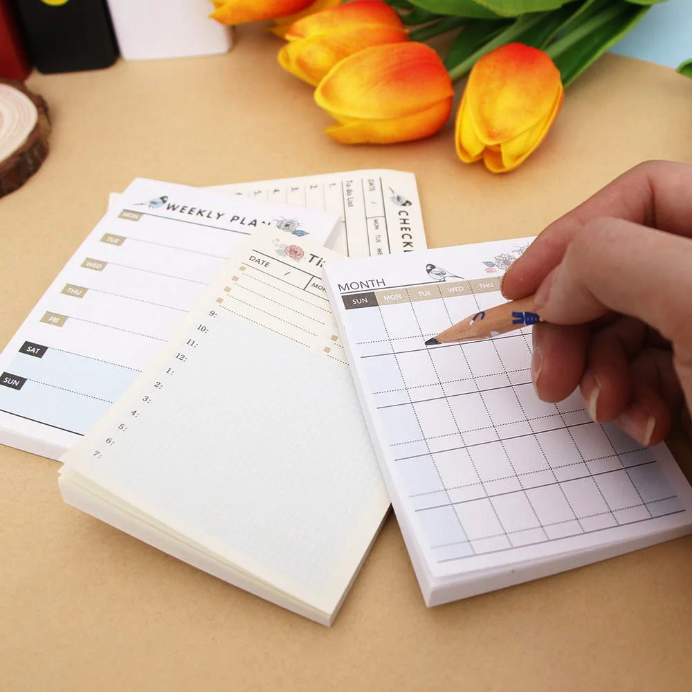 Cute Kawaii Portable Pocket Notebook Weekly Monthly Book Diary Agenda For Kids Daily School Supplies notebook Work Planner Cute Kawaii Portable Pocket Notebook Weekly Monthly Book Diary Agenda For Kids Daily School Supplies notebook Work Planner