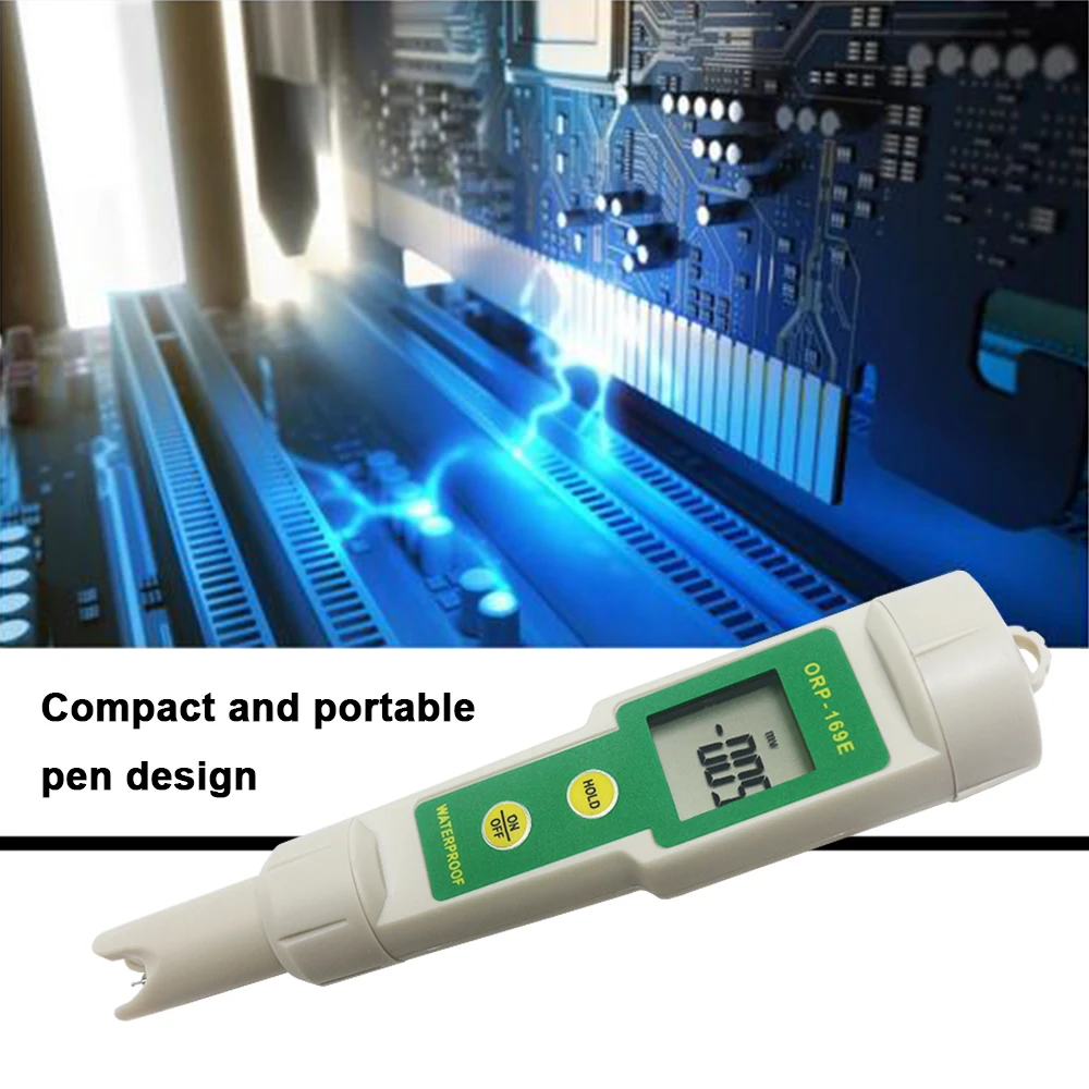 Вода ОВП/редокс-Тестер Водонепроницаемый ручка Тип ОВП редокс метр-1999~ 1999мв датчик качества воды