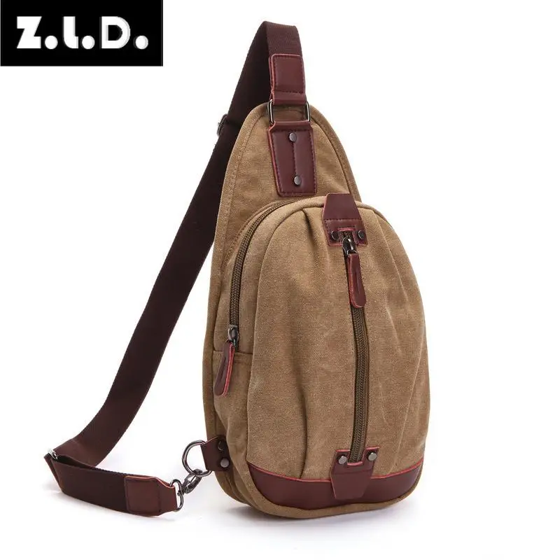 Z.L.D. Производители продают высококачественную холщовую нагрудную сумку модная