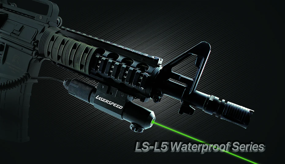 Дальнее расстояние тактический зеленый точечный лазер указка объёмный IPX8 Водонепроницаемый и Ударопрочная вставка для винтовки с Пикатинни