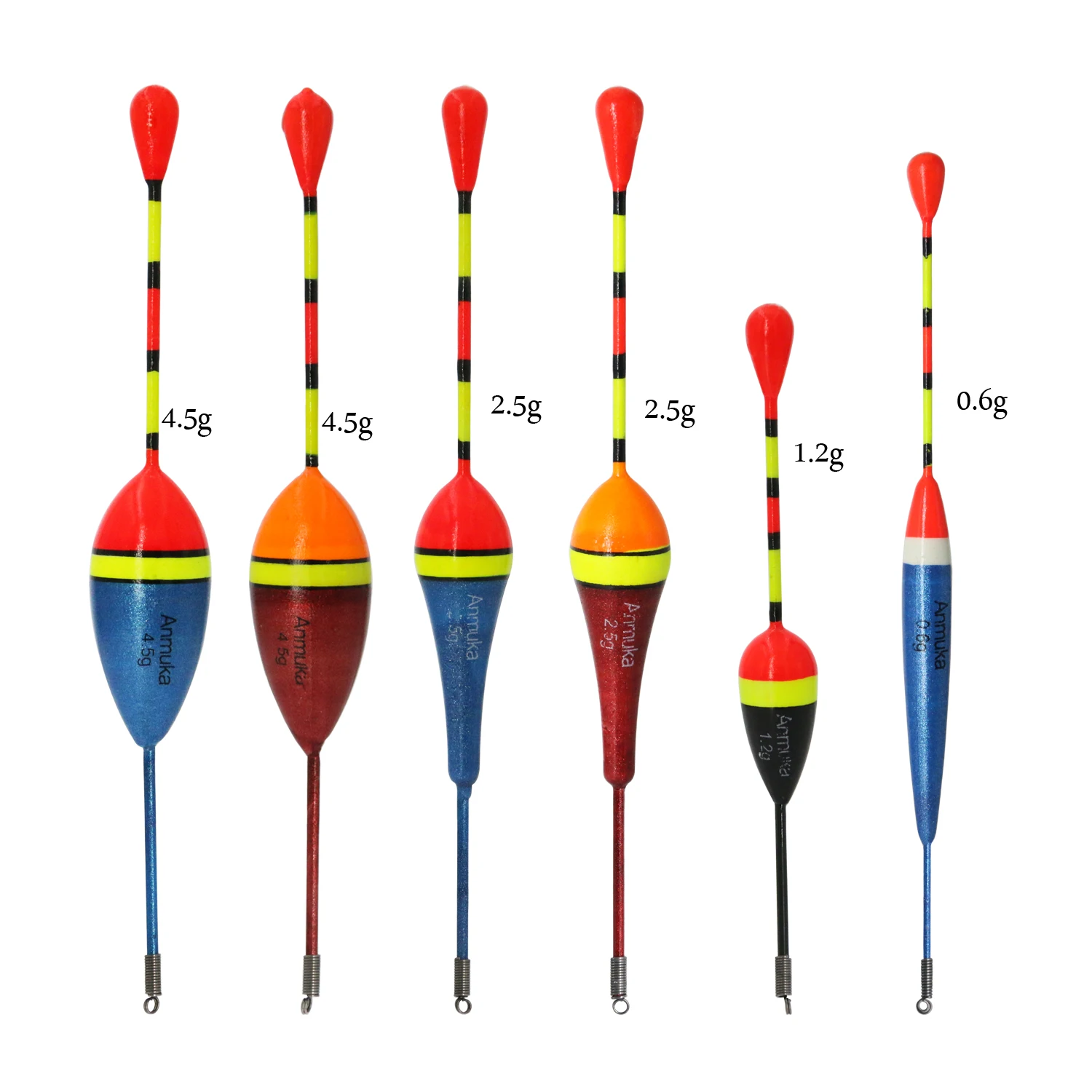 Lot de 10 pi/èces de flotteurs en bois de paulownia 10/ pcs de b/âtons fluorescents